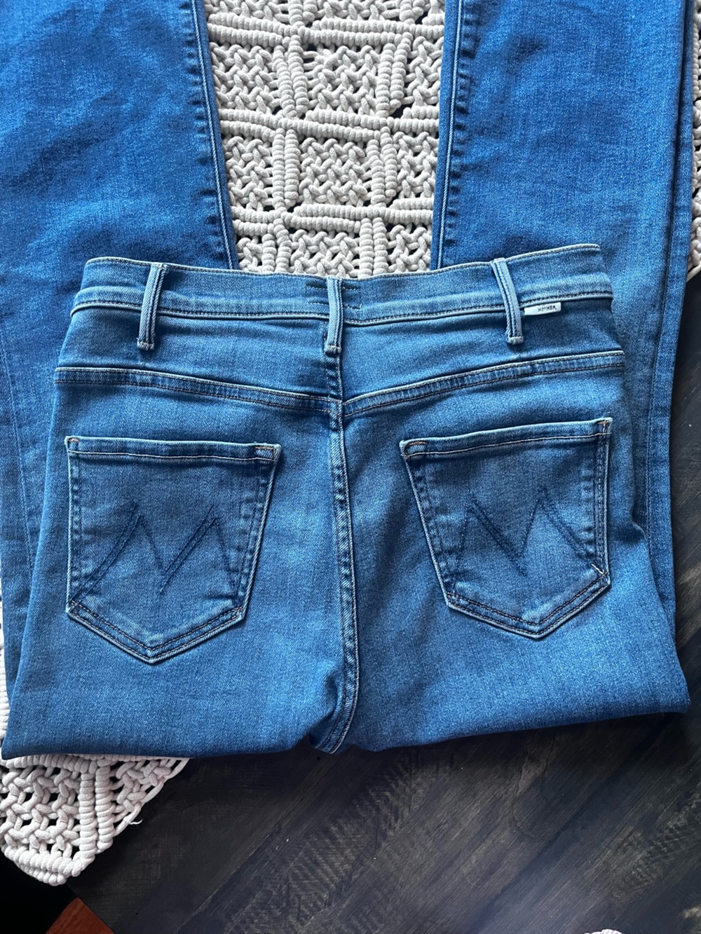 MOTHER The Hustler Ankle Fray in Satisfaction Guaranteed 29 Like New